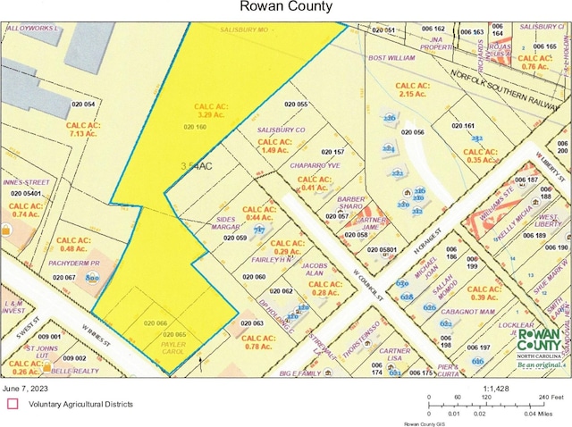 730 W Innes St, Salisbury NC, 28144 land for sale