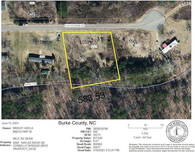 6082 Kaylas Ridge Rd Unit 106, Connelly Springs NC, 28612 land for sale