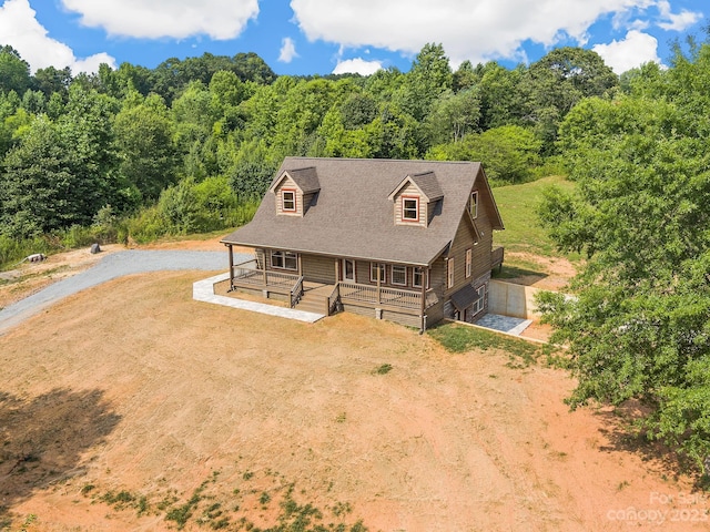 view of drone / aerial view