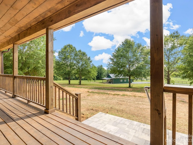 view of deck