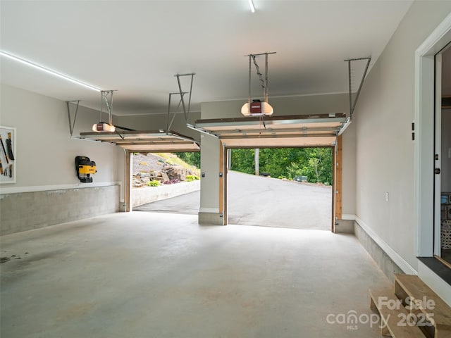 1590 S 226th Hwy, Bakersville, NC 28705 - garage with a garage door opener