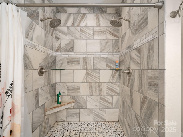 1590 S 226th Hwy, Bakersville, NC 28705 - full bath featuring tiled shower