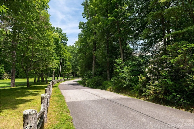 view of road