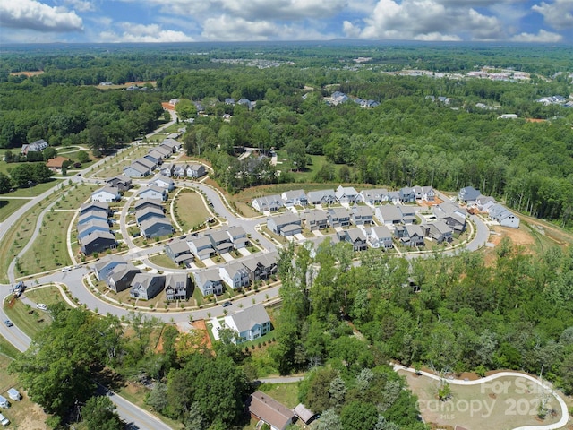 11330 James Coy Rd Covington, Unit Covington, Davidson, NC 28036 - aerial view of property and surrounding area featuring a forest and nearby suburban area