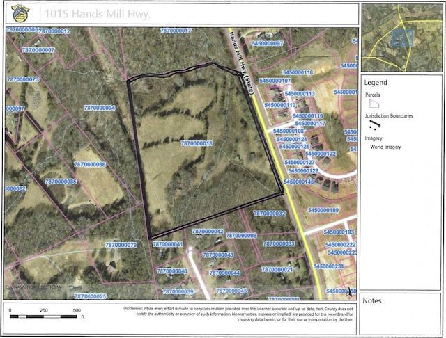 1015 Hands Mill Highway, Rock Hill SC, 29732 land for sale