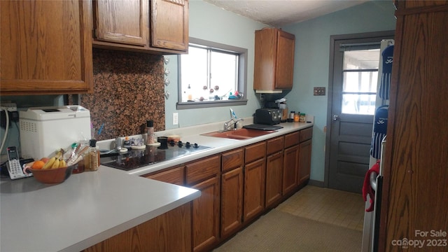 kitchen featuring sink