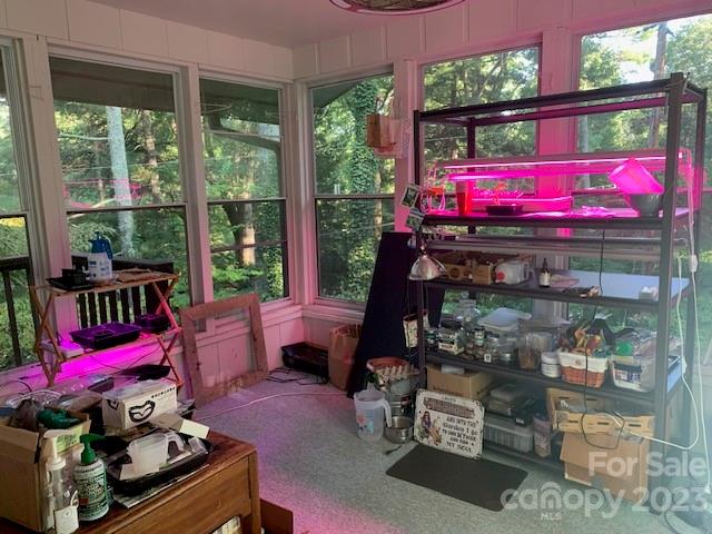 sunroom featuring plenty of natural light