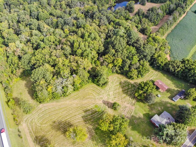 aerial view featuring a rural view