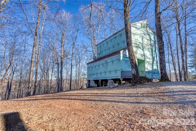 view of rear view of house