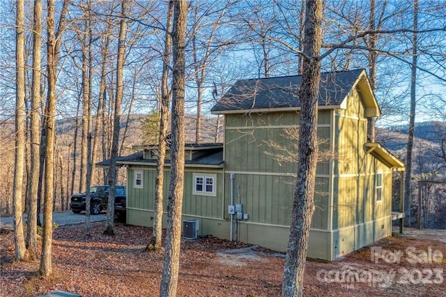 exterior space with central AC unit