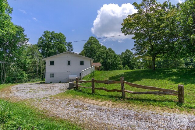 view of side of property