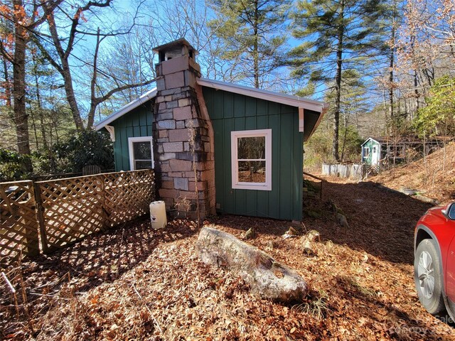 view of shed / structure