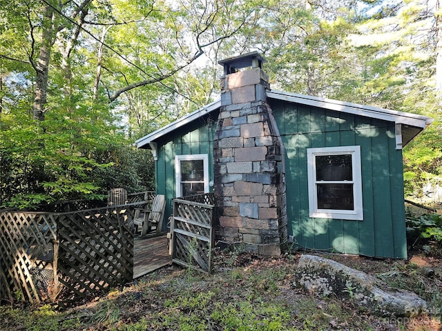 view of shed / structure