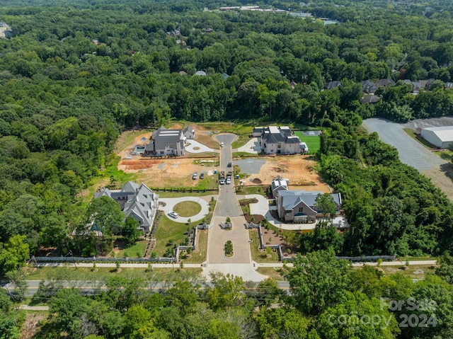 8014 Litaker Manor Ct, Charlotte, NC 28270 - birds eye view of property with a view of trees