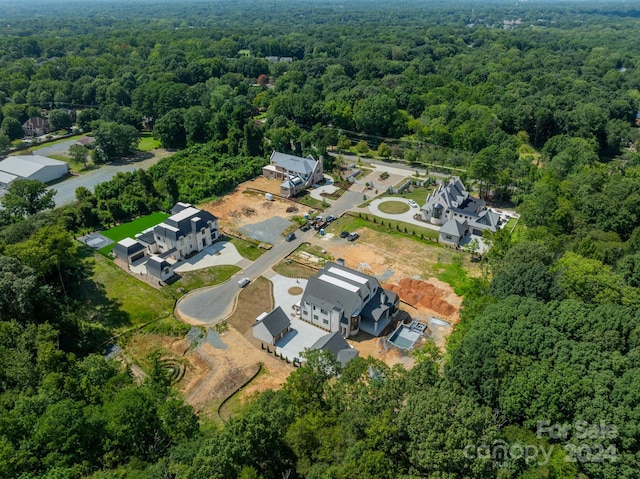 8014 Litaker Manor Ct, Charlotte, NC 28270 - drone / aerial view with a view of trees