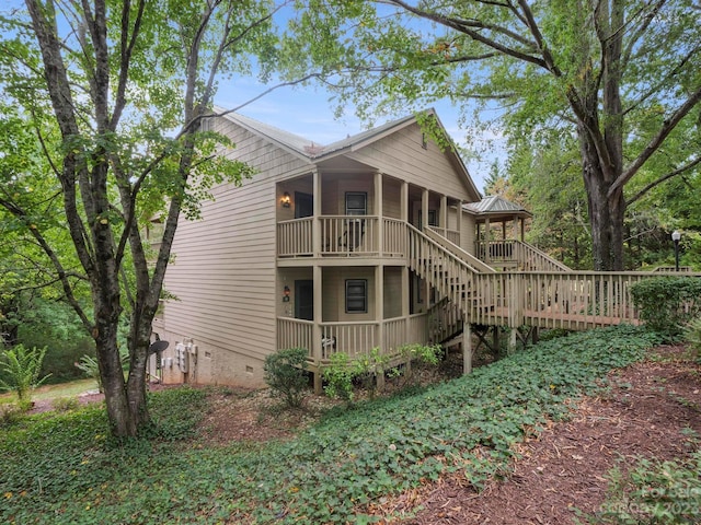 view of rear view of house