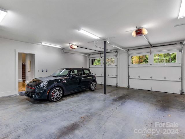 616 Old Growth Forest Rd, Burnsville, NC 28714 - garage with a garage door opener