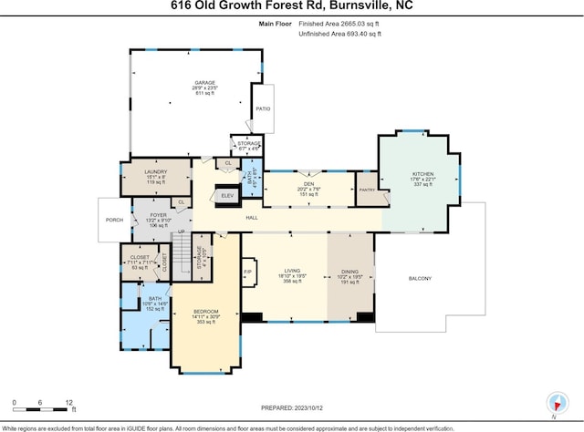 616 Old Growth Forest Rd, Burnsville, NC 28714 - floor plan