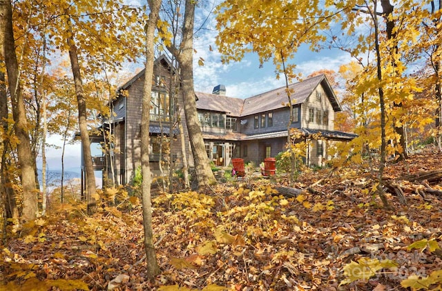 616 Old Growth Forest Rd, Burnsville, NC 28714 - view of rear view of property