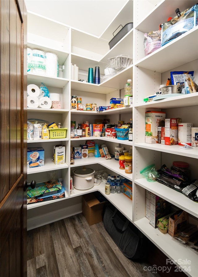 view of pantry