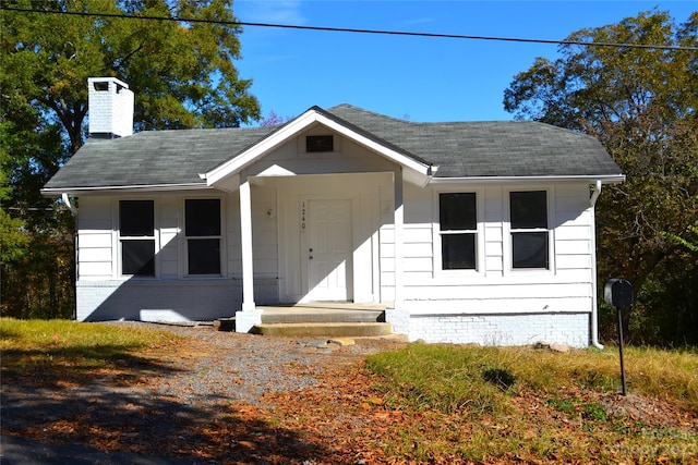 view of front of property