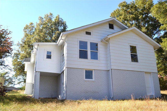 view of rear view of property