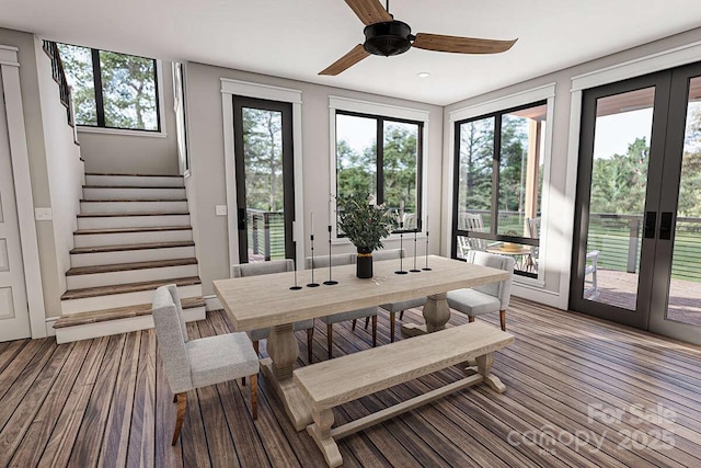 9999 Sourwood Rd, Canton, NC 28716 - sunroom with french doors
