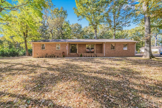 view of back of property