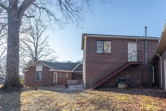 3616 County Home Rd, Conover, NC 28613 - rear view of house featuring brick siding