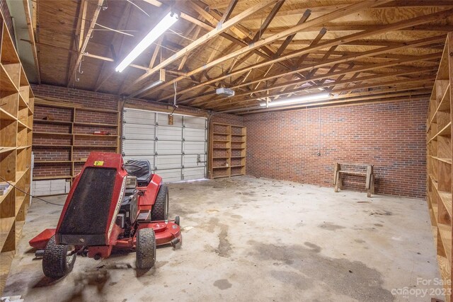 3616 County Home Rd, Conover, NC 28613 - garage featuring a garage door opener