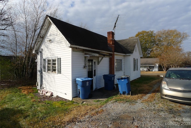 view of side of property