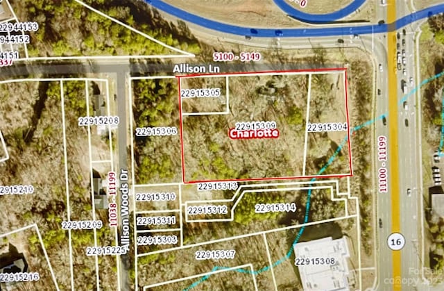 5117 Allison Ln, Charlotte NC, 28277 land for sale