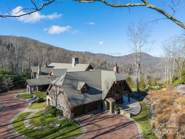 461 Spice Bottom Trl, Banner Elk, NC 28604 - exterior space featuring a mountain view