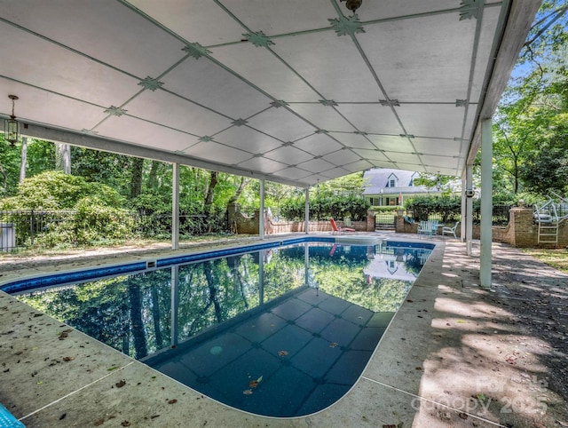 429 S Ridgecrest Ave, Rutherfordton, NC 28139 - view of swimming pool with a fenced backyard, a fenced in pool, and a patio