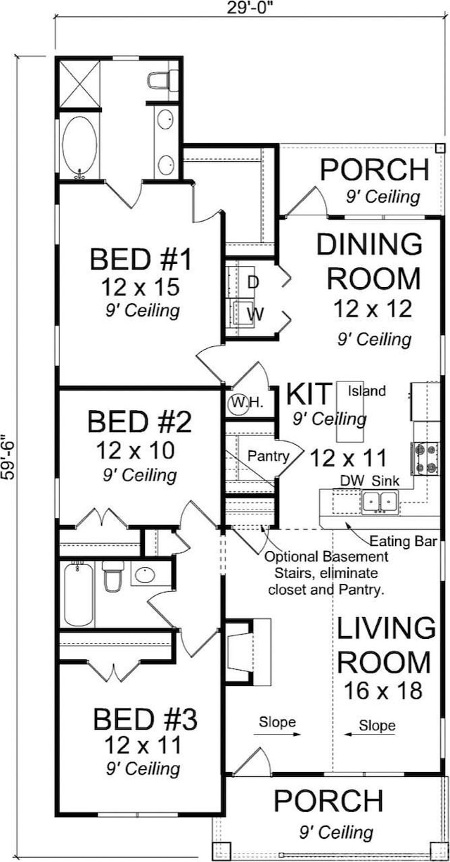 208 Nottingham Dr, York, SC 29745 - view of layout