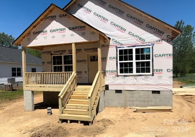 view of property under construction