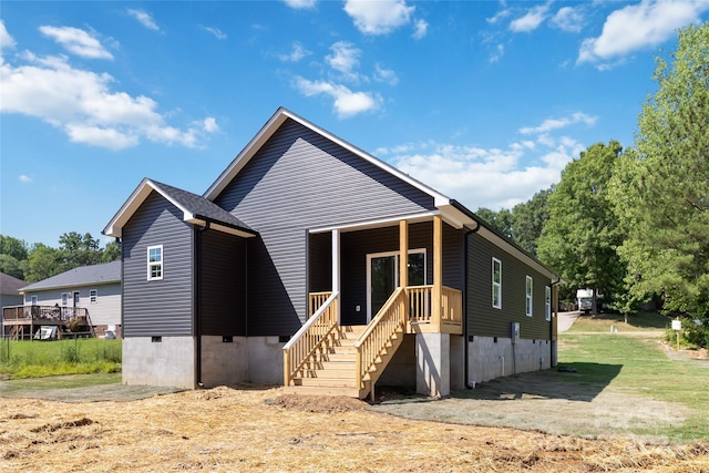 view of front of property