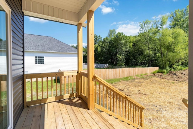 213 Sheffield Dr, York, SC 29745 - wooden deck with fence