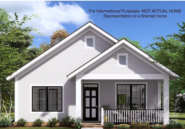 213 Sheffield Dr, York, SC 29745 - view of front of house with a porch