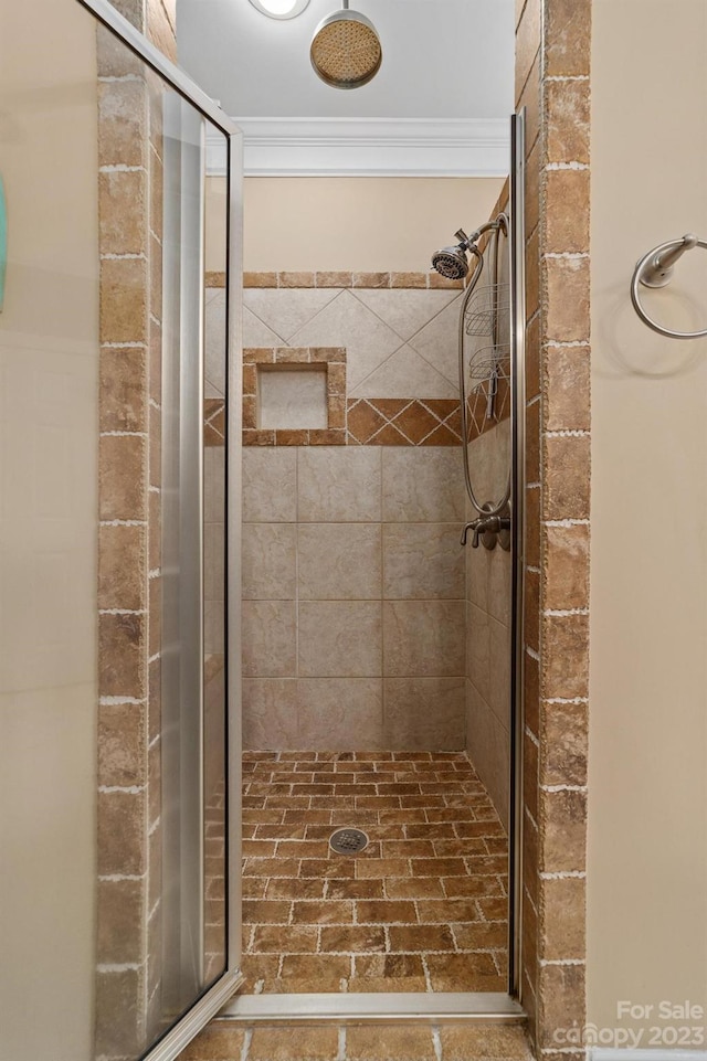 bathroom with walk in shower