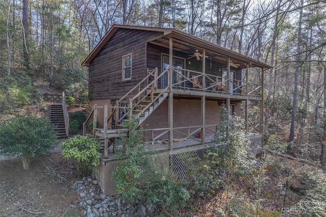 view of rear view of house