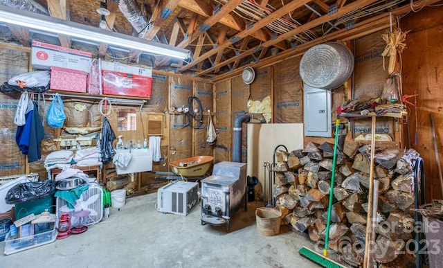 view of storage room