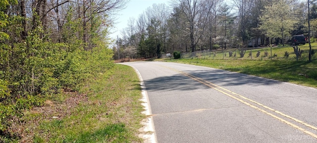 view of road