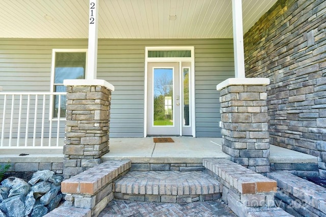 view of entrance to property