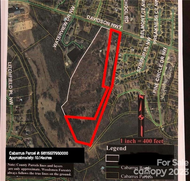 2801 Davidson Hwy, Concord NC, 28027 land for sale