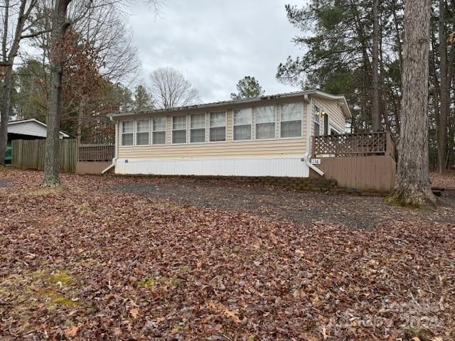 view of back of property