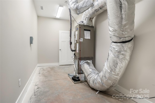 view of utility room