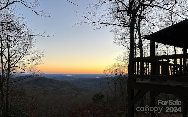 view of mountain view