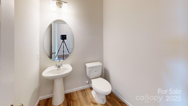4223 S New Hope Rd Unit 8, Gastonia, NC 28056 - half bath with toilet and wood finished floors