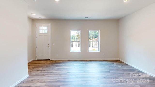 4223 S New Hope Rd Unit 8, Gastonia, NC 28056 - foyer featuring light wood-type flooring and recessed lighting